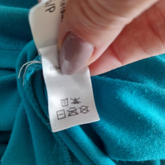Bluenotes Teal Maxi Dress Size Small - Picture 6 of 7